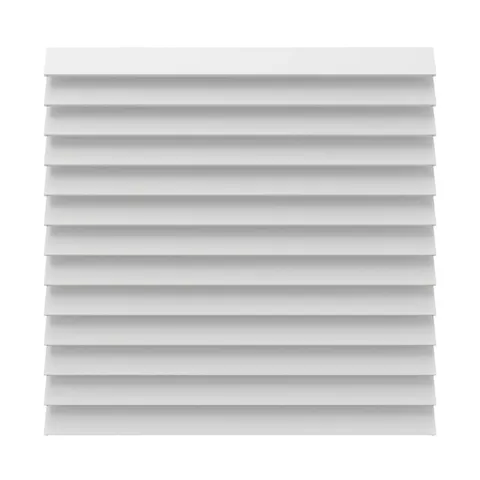 Louvered Vinyl Privacy Fence Panel