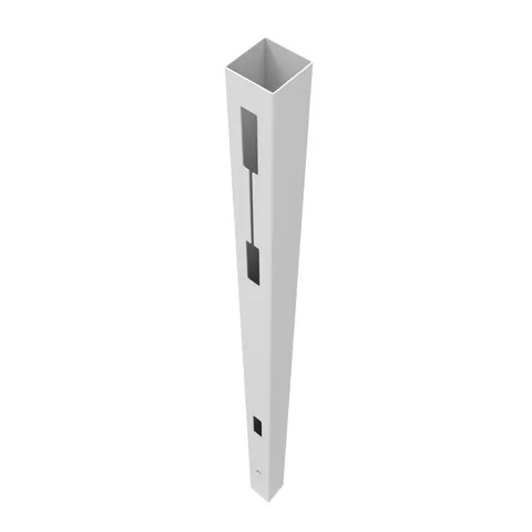 Barington/Newbeck White Vinyl Fence End Post, 9-ft