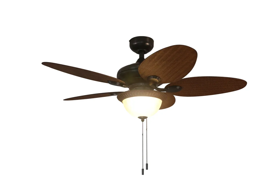 Harbor Breeze Tilghman 44-in Bronze LED Indoor/Outdoor Ceiling Fan with Light, 5 Blades, photo 2 of 9