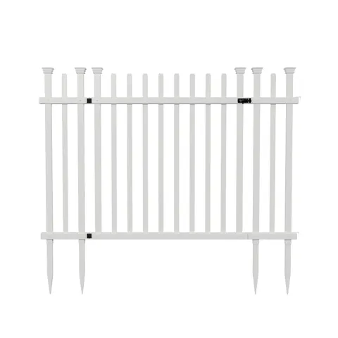 Zippity No-dig Vinyl Fence Gate