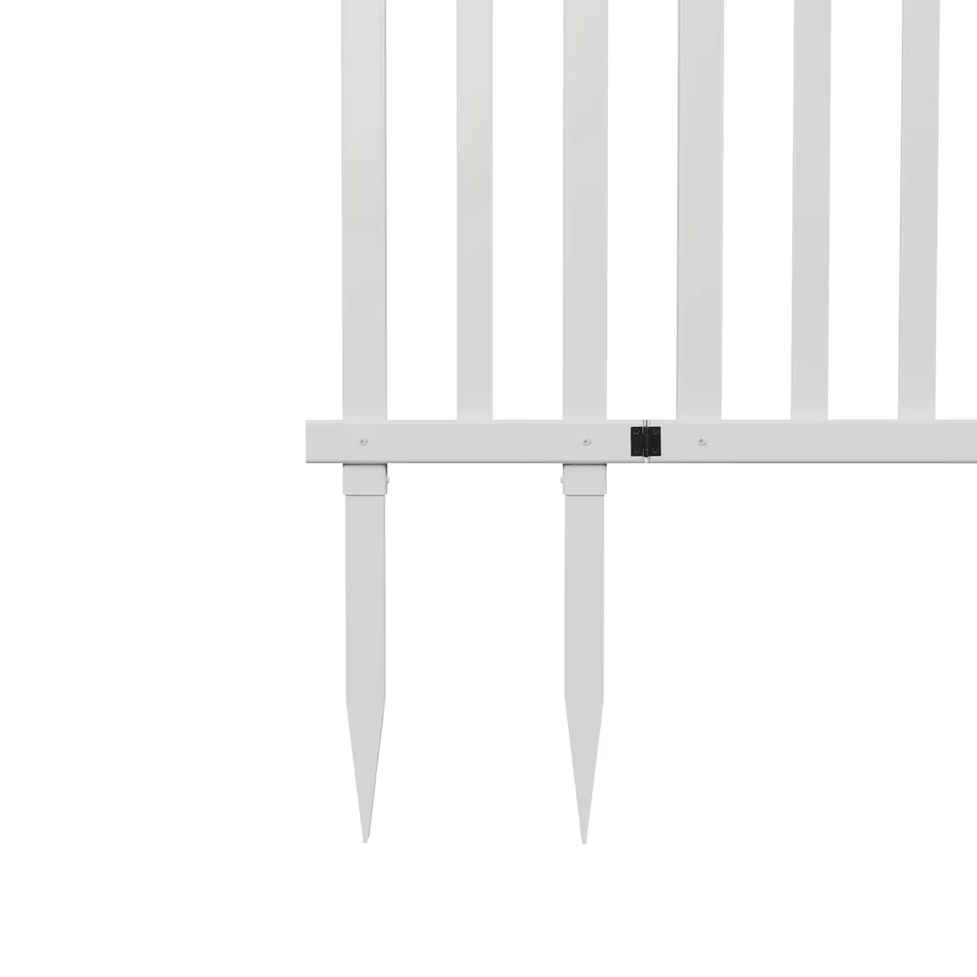 Zippity Outdoor Products 3.5-ft H x 5-ft W White Vinyl Dog Ear No-dig Fence Gate (Unassembled), photo 7 of 7