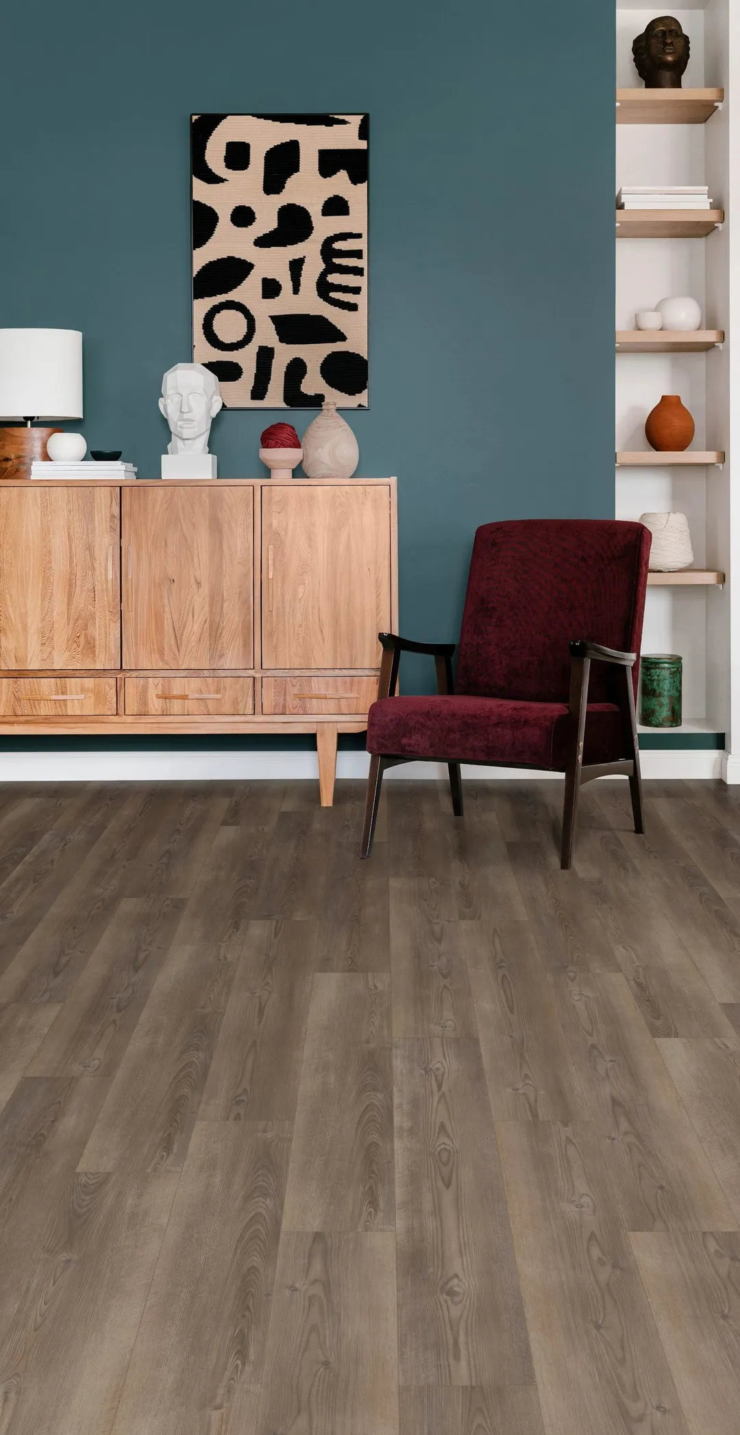Shaw Tundra Plus Intricate Pine Brown 12-mil x 7-in W x 48-in L Waterproof Interlocking Luxury Vinyl Plank Flooring (18.91-sq ft/ Carton), photo 4 of 8