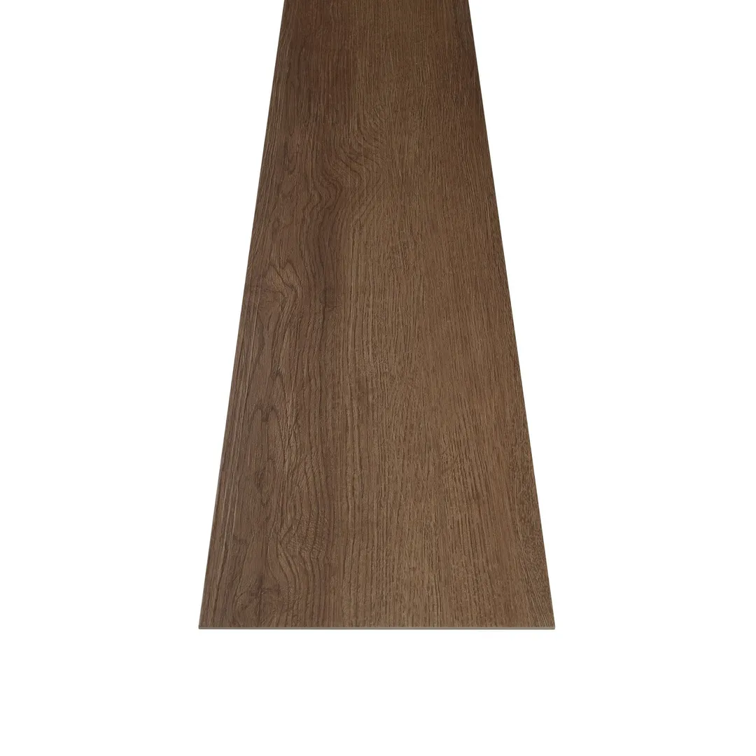 Shaw Boundless 8 Live Sienna Brown 8-mil x 7-in W x 48-in L Waterproof Glue Down Luxury Vinyl Plank Flooring (34.98-sq ft/ Carton), photo 5 of 8