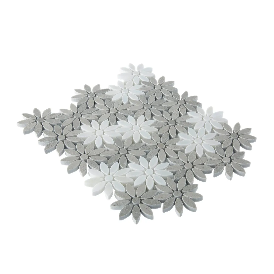 Apollo Tile (Sample) Gray 4-in x 4-in Polished Glass/Metal/Stone Marble Floor and Wall Tile, photo 7 of 7