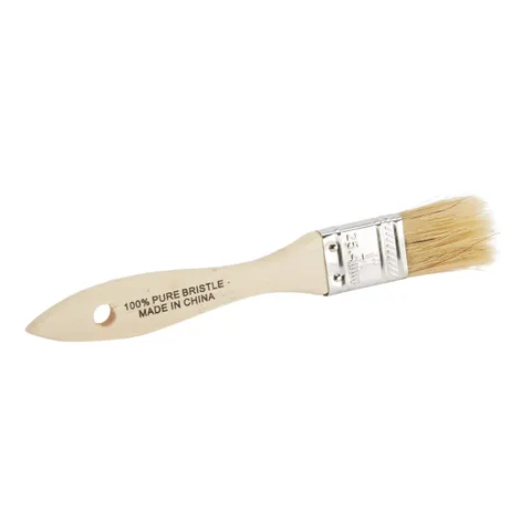 1-in Natural Bristle Flat Paint Brush