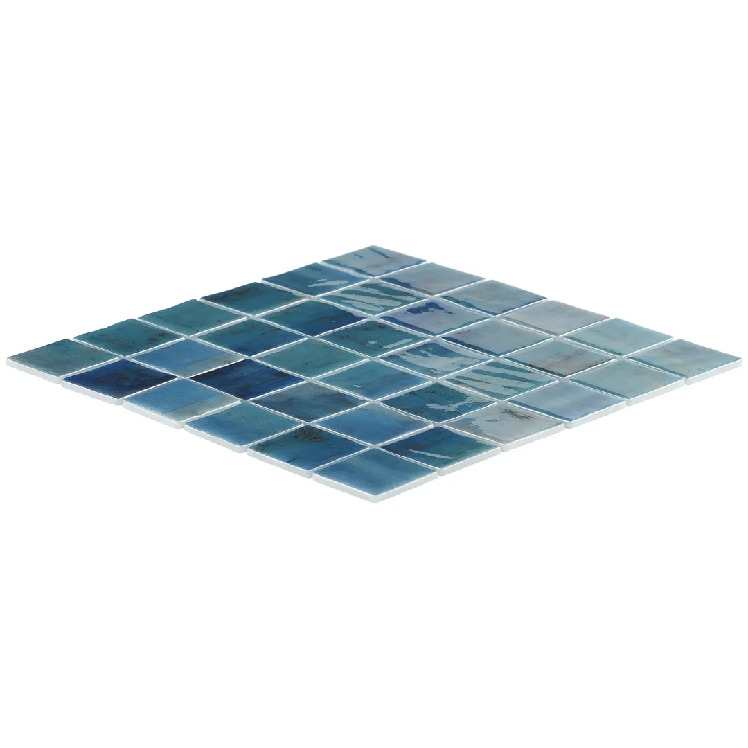 Ivy Hill Tile Rapids Barrier Reef 12.24 in. x 12.24 in. Polished Glass Floor and Wall Mosaic Pool Tile (1.04 sq. ft./Sheet), photo 7 of 8