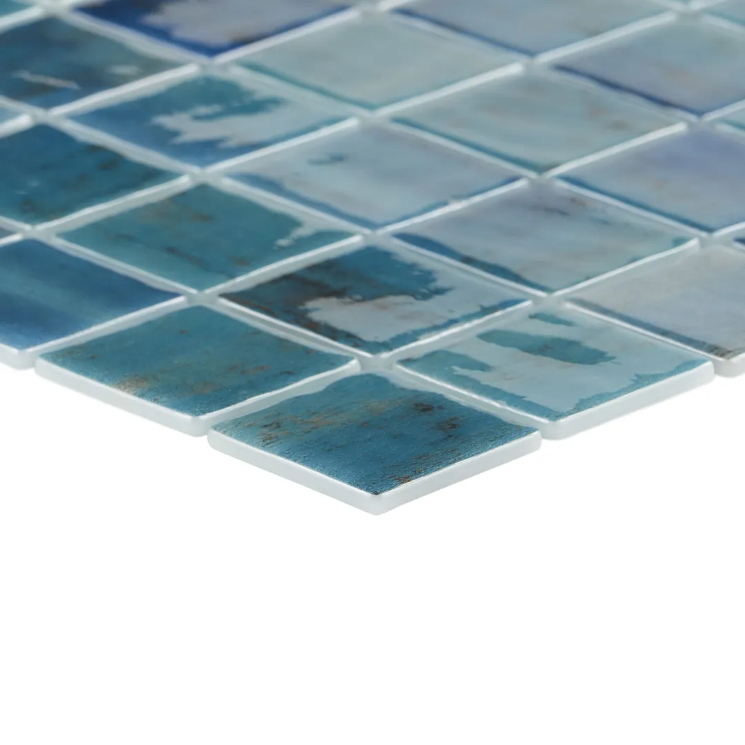 Ivy Hill Tile Rapids Barrier Reef 12.24 in. x 12.24 in. Polished Glass Floor and Wall Mosaic Pool Tile (1.04 sq. ft./Sheet), photo 8 of 8