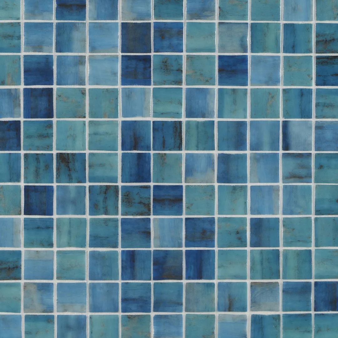 Ivy Hill Tile Rapids Barrier Reef 12.24 in. x 12.24 in. Polished Glass Floor and Wall Mosaic Pool Tile (1.04 sq. ft./Sheet), photo 2 of 8