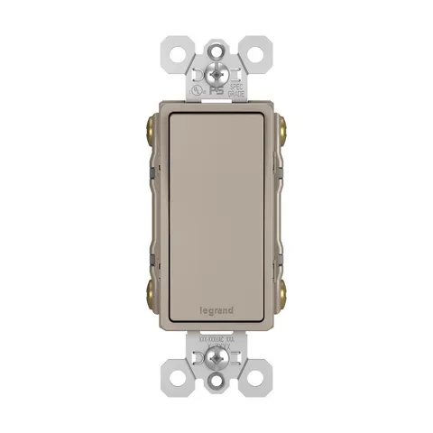 radiant 15 Amp 120-Volt 4-Way Rocker Light Switch, Nickel