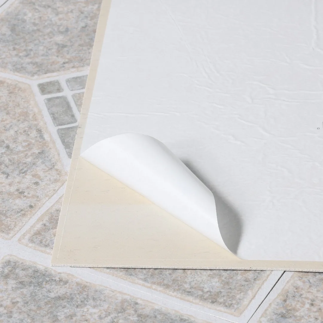 Style Selections Suncrest Basil 12-in x 12-in Water Resistant Peel-and-Stick Vinyl Tile Flooring, 1-sq ft Piece, photo 3 of 8