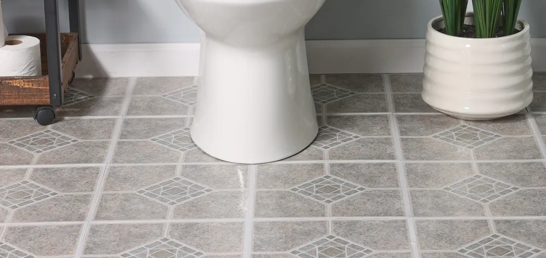 Style Selections Suncrest Basil 12-in x 12-in Water Resistant Peel-and-Stick Vinyl Tile Flooring, 1-sq ft Piece, photo 4 of 8