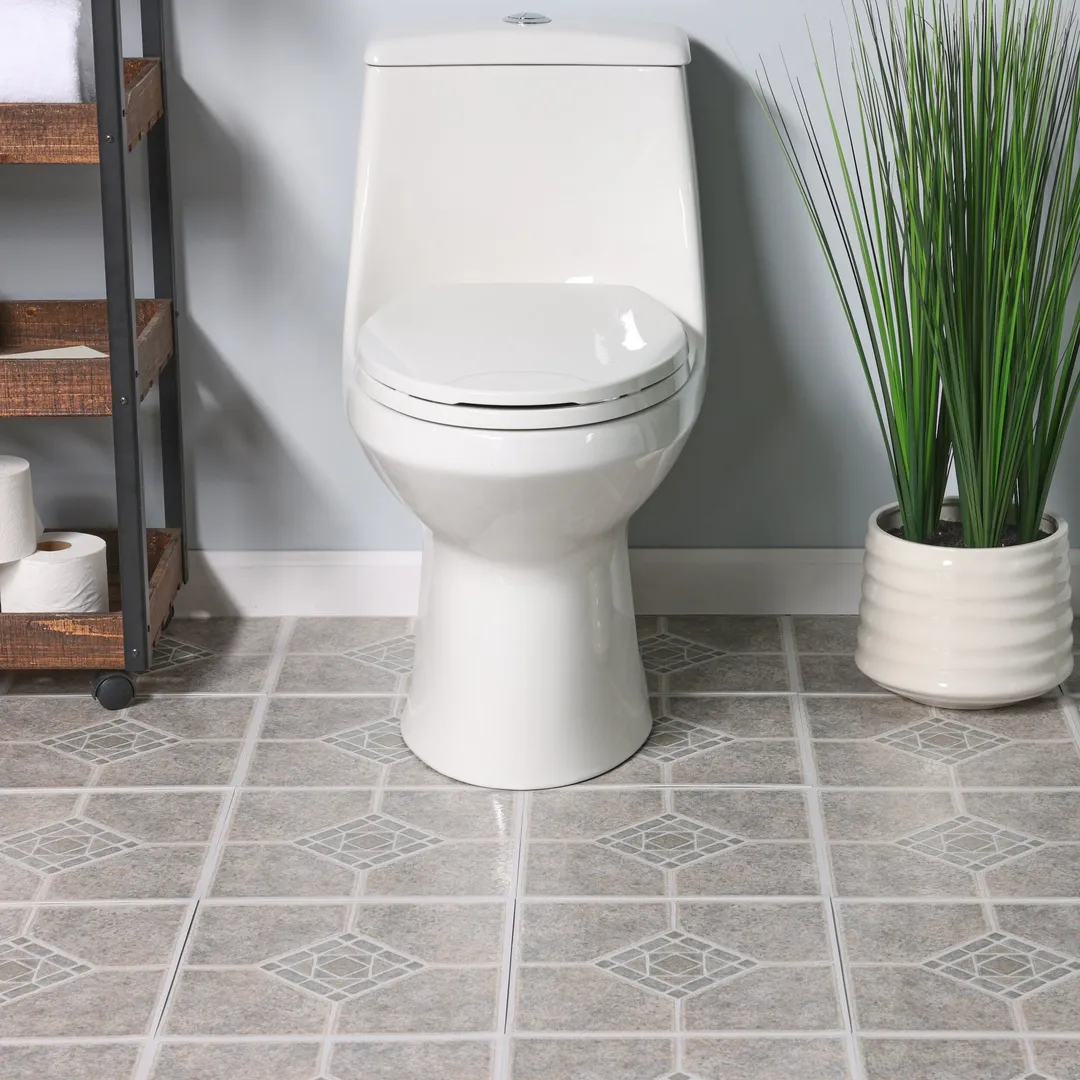 Style Selections Suncrest Basil 12-in x 12-in Water Resistant Peel-and-Stick Vinyl Tile Flooring, 1-sq ft Piece, photo 5 of 8