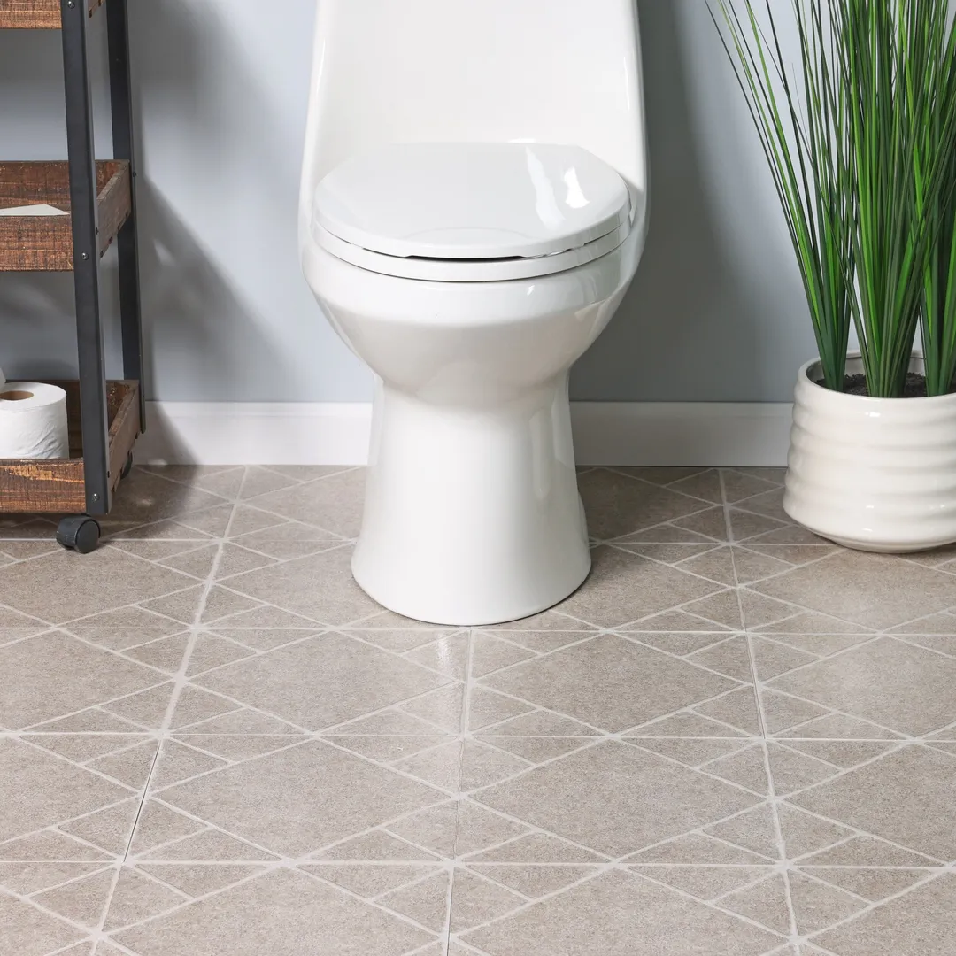 Armstrong Flooring Umber 12-in x 12-in Water Resistant Peel-and-Stick Vinyl Tile Flooring (1-sq ft), photo 5 of 8