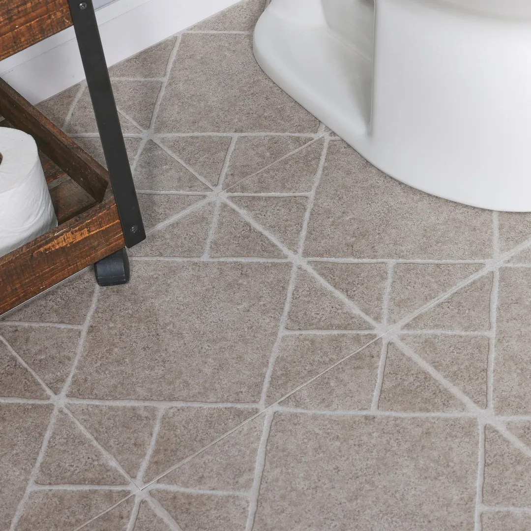 Armstrong Flooring Umber 12-in x 12-in Water Resistant Peel-and-Stick Vinyl Tile Flooring (1-sq ft), photo 7 of 8