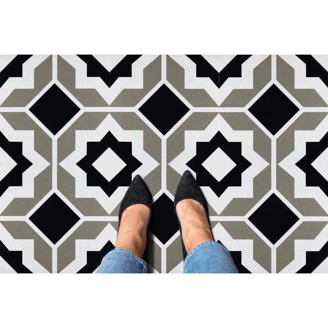 Achim Onyx Star 2.75-mil x 12-in W Peel and Stick Patterned look Luxury Vinyl Tile Flooring ( 20-sq ft Carton ), photo 6 of 10