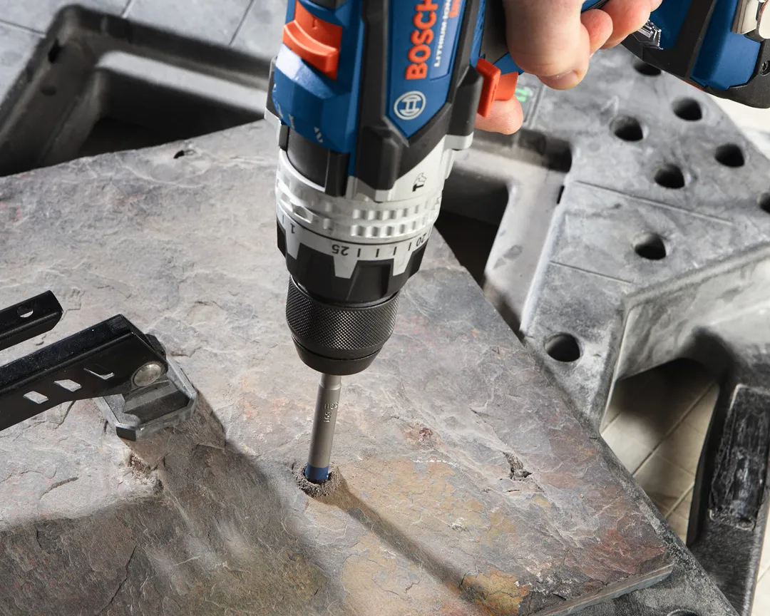 Bosch Natural Stone Tile 4-Piece High-Speed Steel Masonry Drill Bit Set for Rotary Drill, NS2000, photo 6 of 8