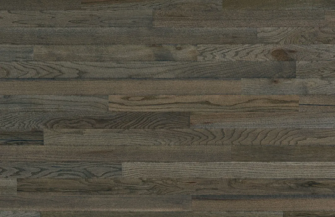 Bruce Frisco Pewter Oak 3-1/4-in W x 3/4-in T x Varying Length Smooth/Traditional Solid Hardwood Flooring (22-sq ft / Carton), photo 4 of 6