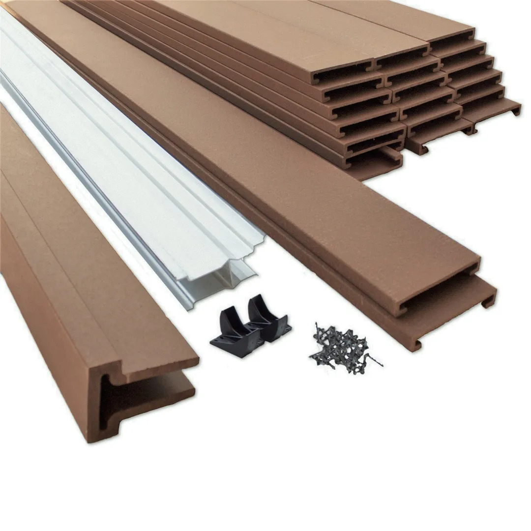 Trex Fencing 6-ft H x 8-ft W 5-Pack Saddle Board-on-board Privacy Composite Fence Panel, photo 2 of 6