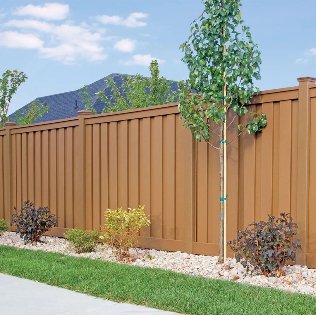 Trex Fencing 6-ft H x 8-ft W 5-Pack Saddle Board-on-board Privacy Composite Fence Panel, photo 3 of 6