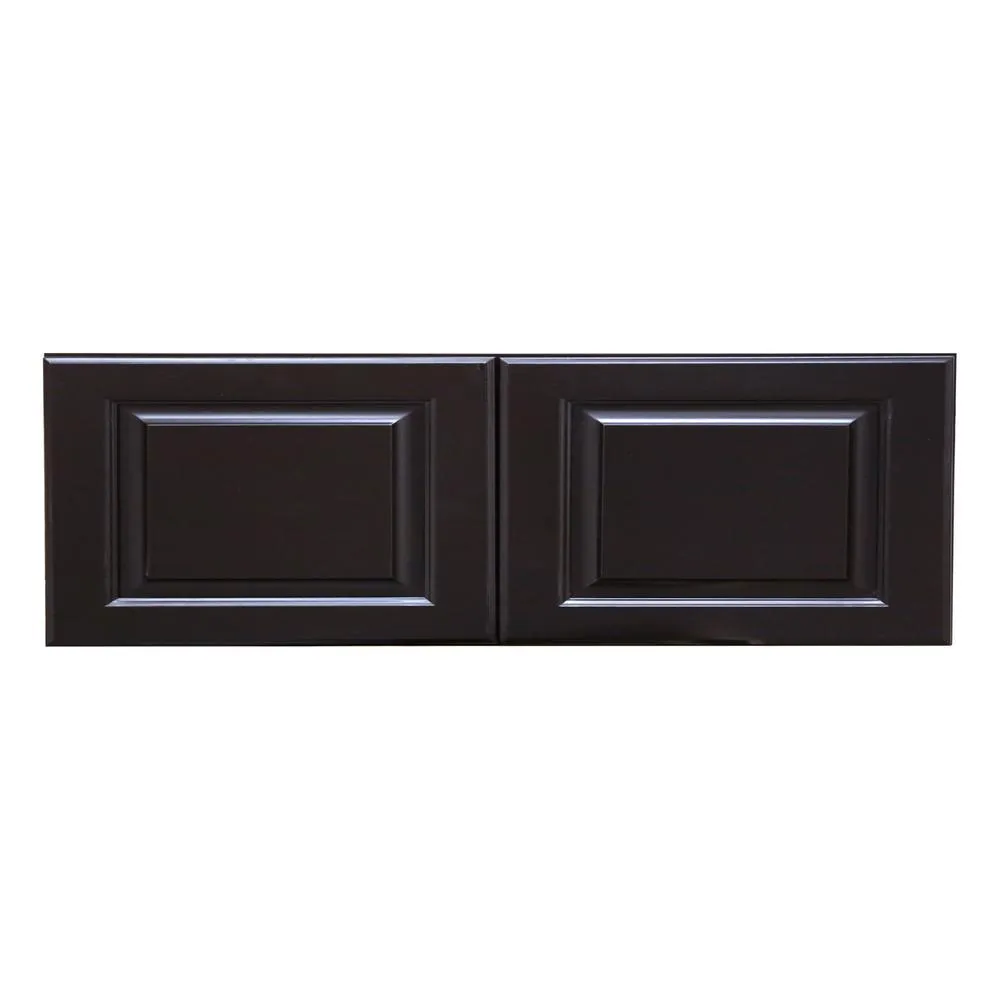 Newport Ready to Assemble 30x18x12 in. 2-Door Wall Cabinet with No Shelves in Classic White, photo 4 of 4
