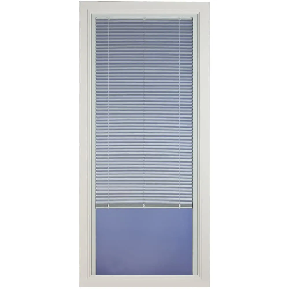 Pella Venetian 36-in x 81-in White Full-View Aluminum Storm Door, photo 4 of 11