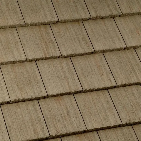 Roofing Products 5-7/8 × 17 in Eaglelite Ponderosa Rake Tile Weathered Adobe Concrete Roof Tile