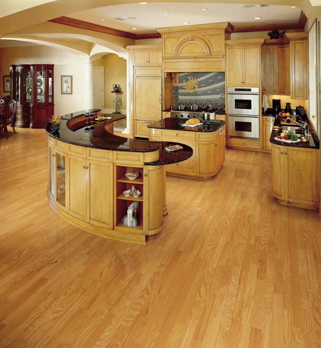 Green Leaf Flax Straw Oak 3/8-in T x 3-in W Smooth/Traditional Engineered Hardwood Flooring ( 25.5-sq ft / Carton ), photo 6 of 6