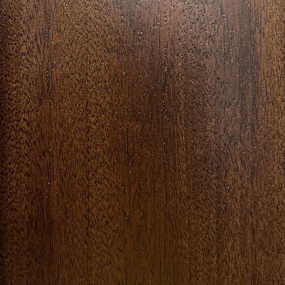 Greatview Doors 36-in x 80-in Mahogany Stained Prehung Front Door with Frosted Glass, photo 4 of 6