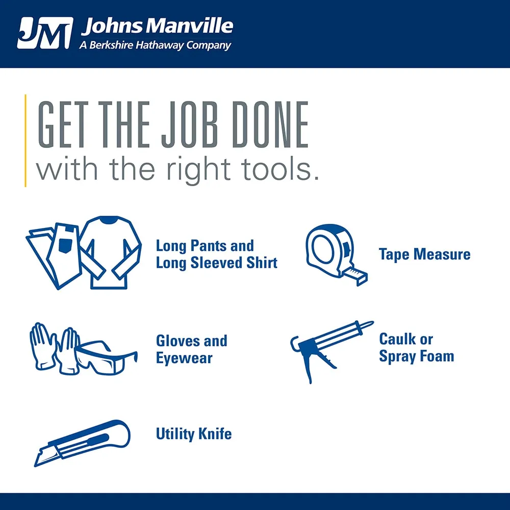 Johns Manville (JM) R-13 Kraft Faced Fiberglass Batt Insulation, 15-1/4 in. x 93 in., 108.33 sq. ft. Bag, photo 6 of 8