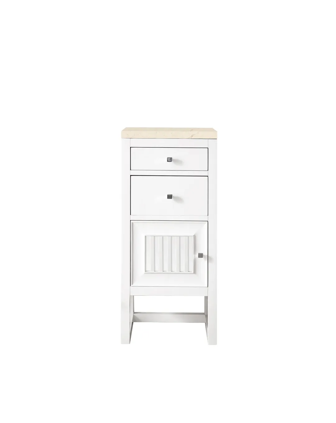 James Martin Vanities Athens 15-in x 68.03-in x 15-in Glossy White Soft Close Bathroom Wall Cabinet, photo 2 of 2