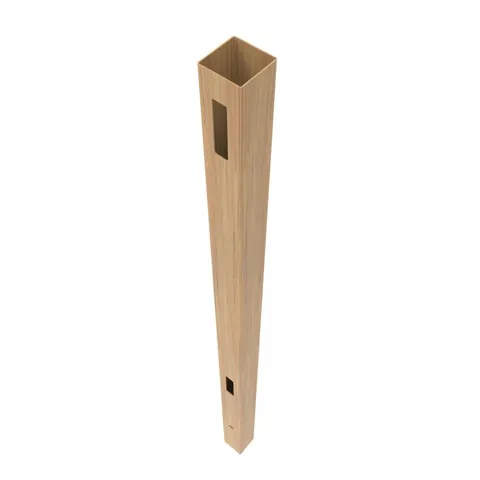 Cypress Vinyl End Fence Post