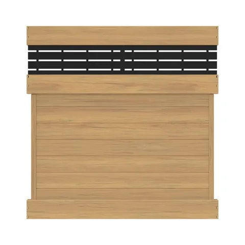 6-ft Cypress Vinyl Fence Panel