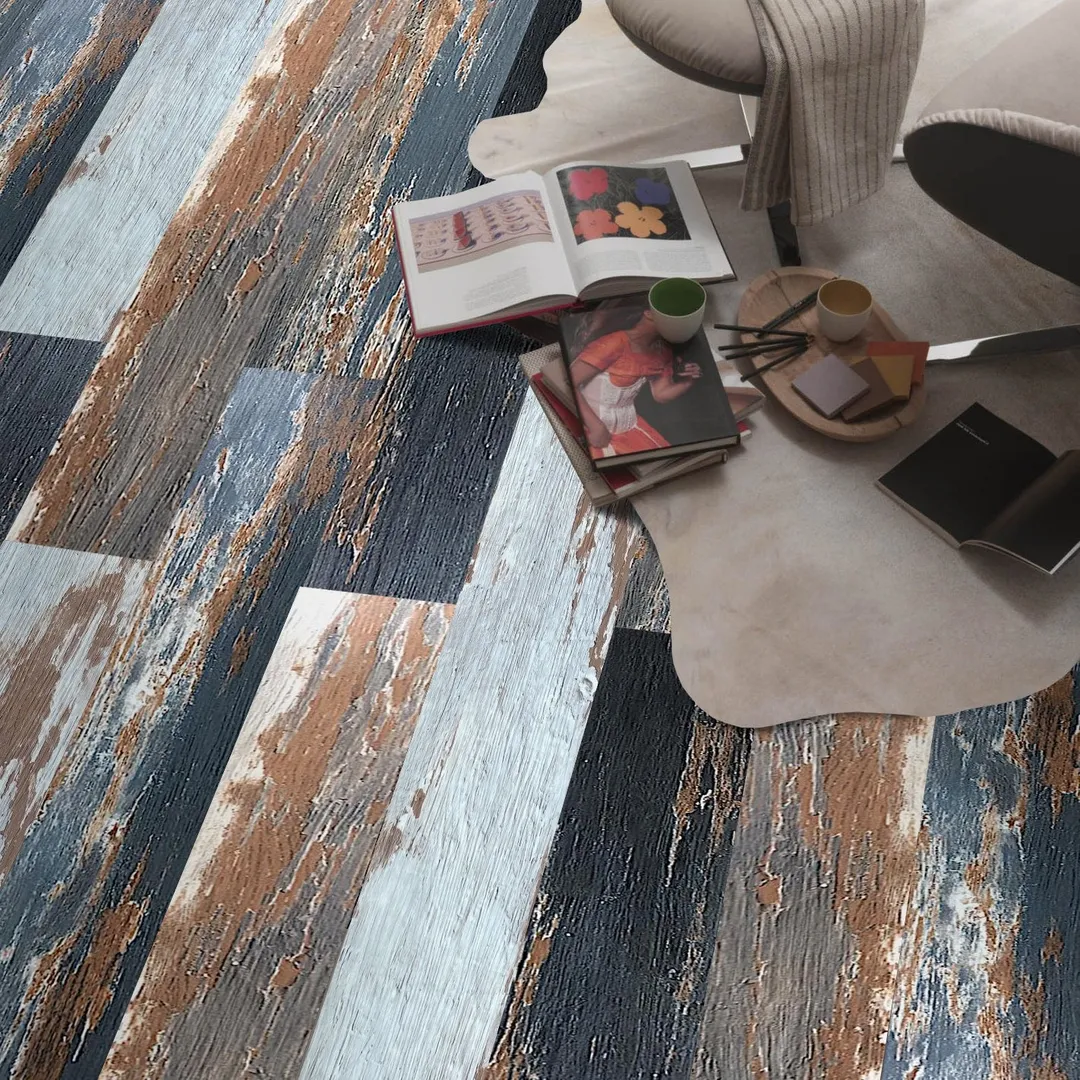 Deco Products Colors Old Navy Ocean 6-in W x 36-in L x 2-mm Waterproof Luxury Vinyl Plank Flooring, 30-sq ft Carton, photo 6 of 8
