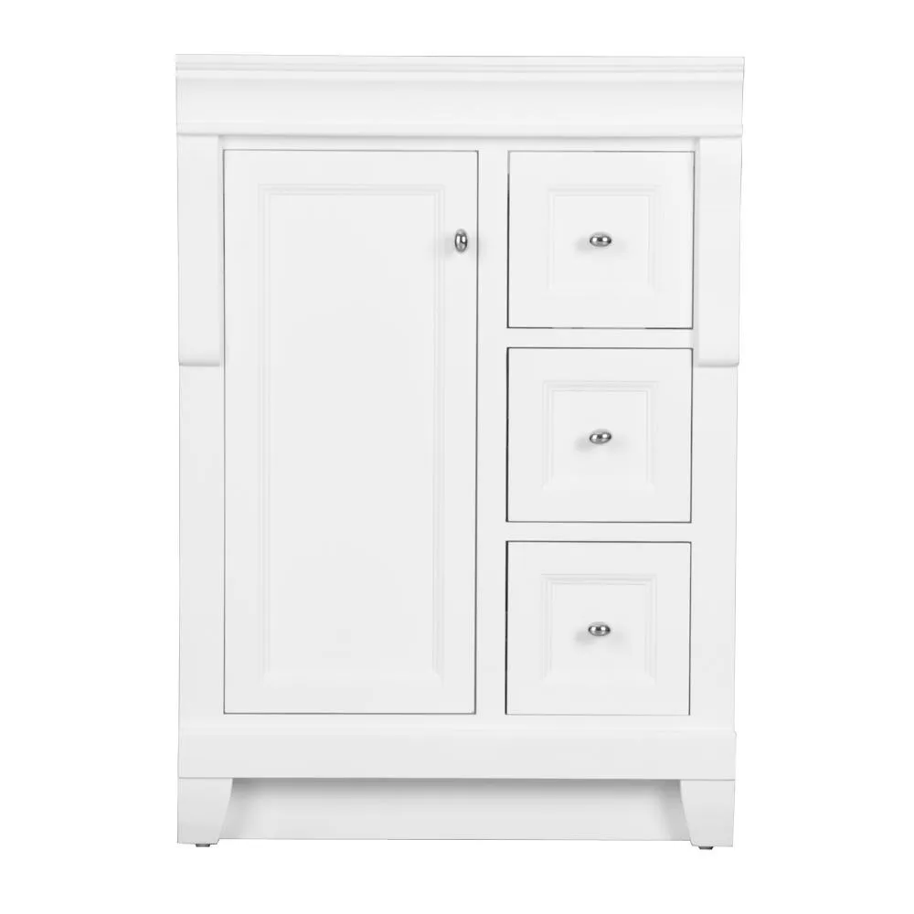 Naples 24 in. W x 21.63 in. D Bath Vanity Cabinet Only in White, photo 5 of 41