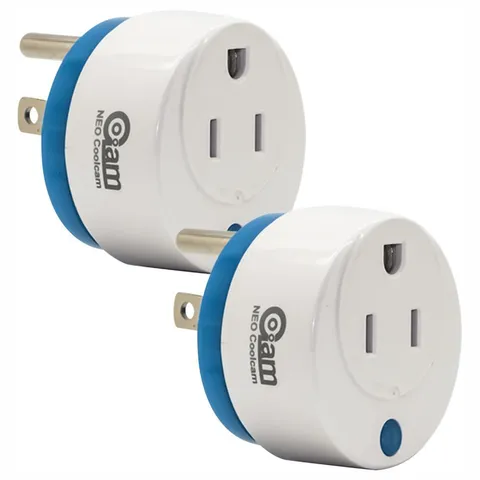 Mini Round Wi-Fi Smart Plug Works with Alexa and Google Home for Voice Control Save Energy and Electric Bill