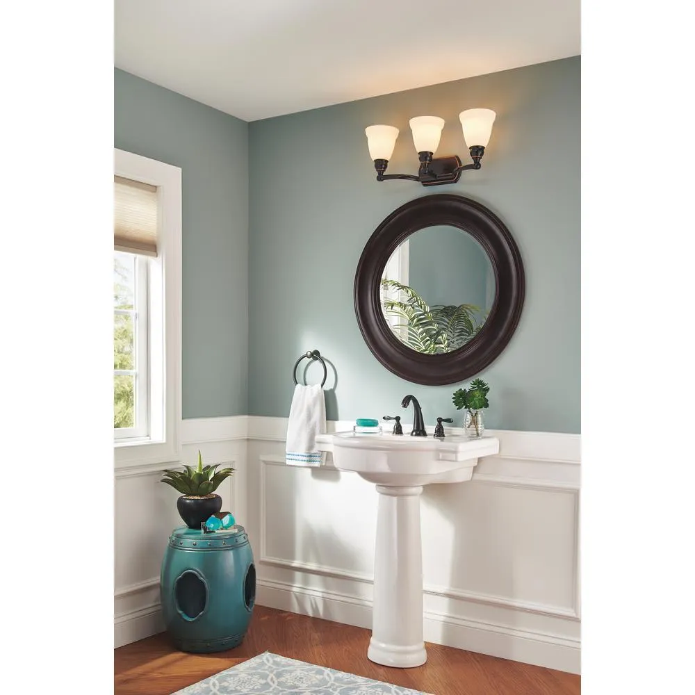 Windemere 8 in. Widespread 2-Handle Bathroom Faucet with Metal Drain Assembly in Oil-Rubbed Bronze, photo 8 of 11