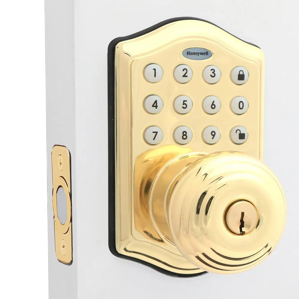 Oil Rubbed Bronze Keypad Electronic Knob Entry Door Lock, photo 5 of 7