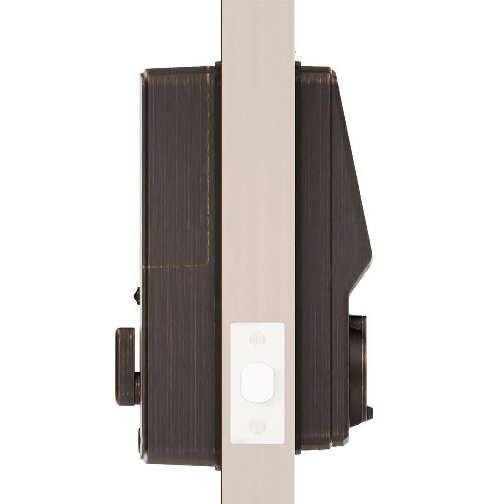 Lockly Secure Venetian Bronze Single-Cylinder Smart Alarmed Lock Deadbolt with Keypad, Bluetooth and Discrete PIN Code Input, photo 2 of 8