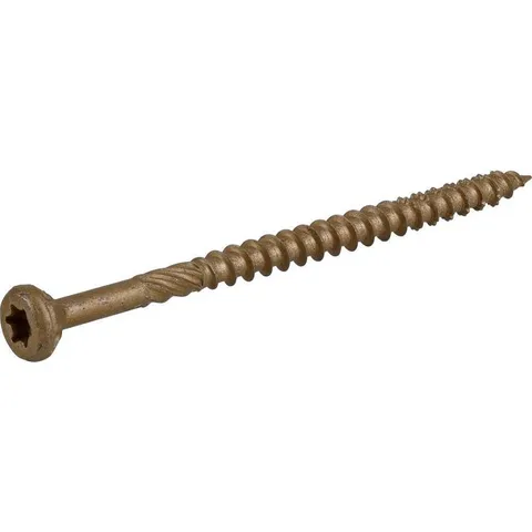 Exterior Wood Screws, Star Drive, Flat Head