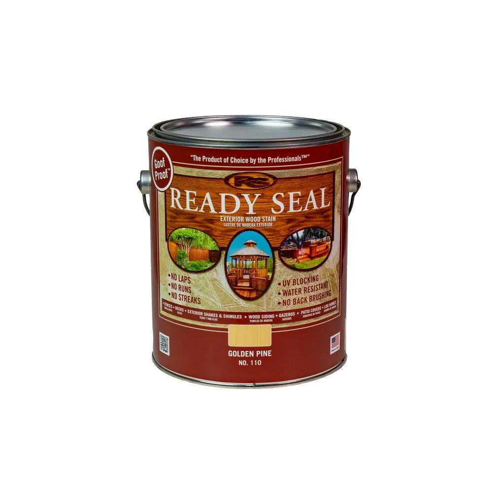 Ready Seal 5 Gal. Golden Pine Exterior Wood Stain and Sealer, photo 6 of 6