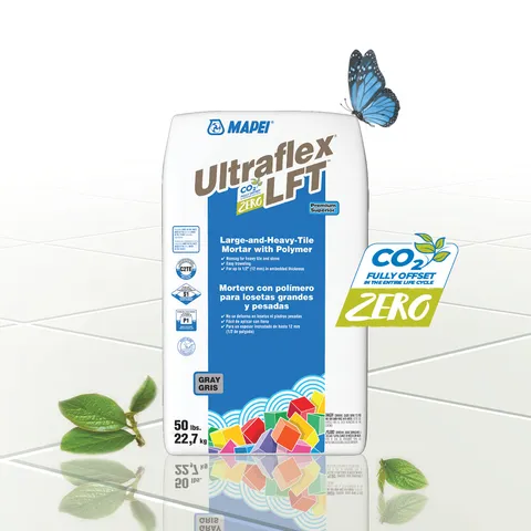 Ultraflex LFT Gray Large-and-Heavy Tile Mortar with Polymer, 50 lbs