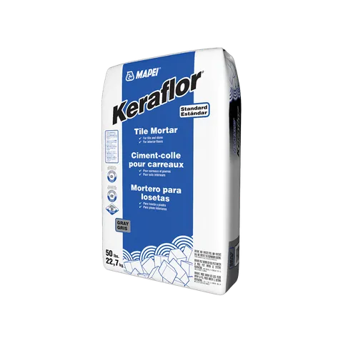 Keraflor White Floor Tile Thin-Set Mortar, 50 lb