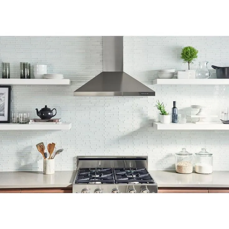 MSI Ice Interlocking 12 in. x 12 in. x 8 mm Glass Mesh-Mounted Mosaic Tile (10 sq. ft./case), photo 4 of 11