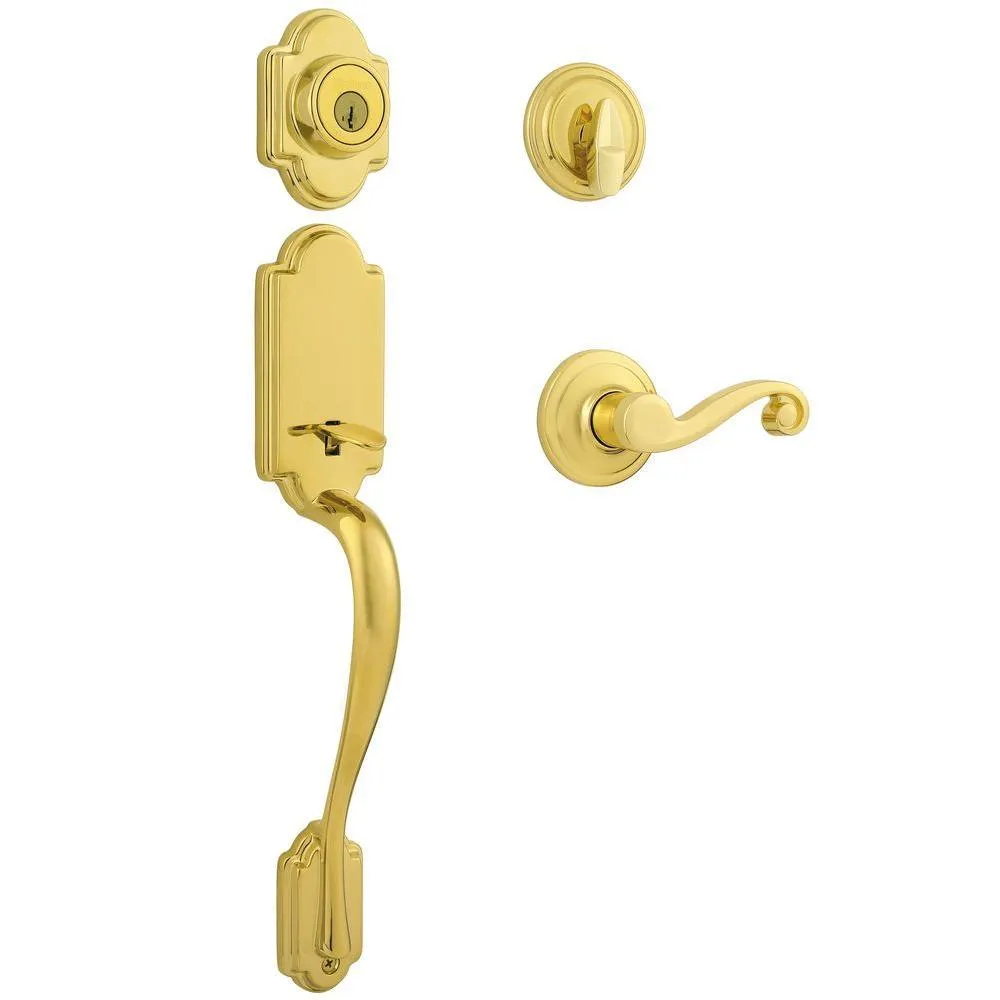 Arlington Venetian Bronze Single Cylinder Door Handleset with Tustin Door Lever Featuring SmartKey Security, photo 9 of 9