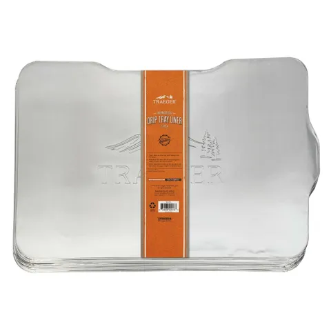 Traeger Aluminum Drip Tray Liner 21 in long · 15.5 in wide For Ironwood 650
