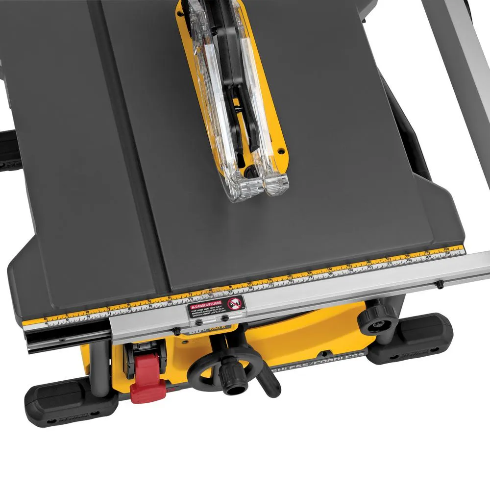 FLEXVOLT 60-Volt MAX Lithium-Ion Cordless Brushless 8-1/4 in. Table Saw Kit w/ Battery 2Ah, Charger and Bonus Battery, photo 5 of 13