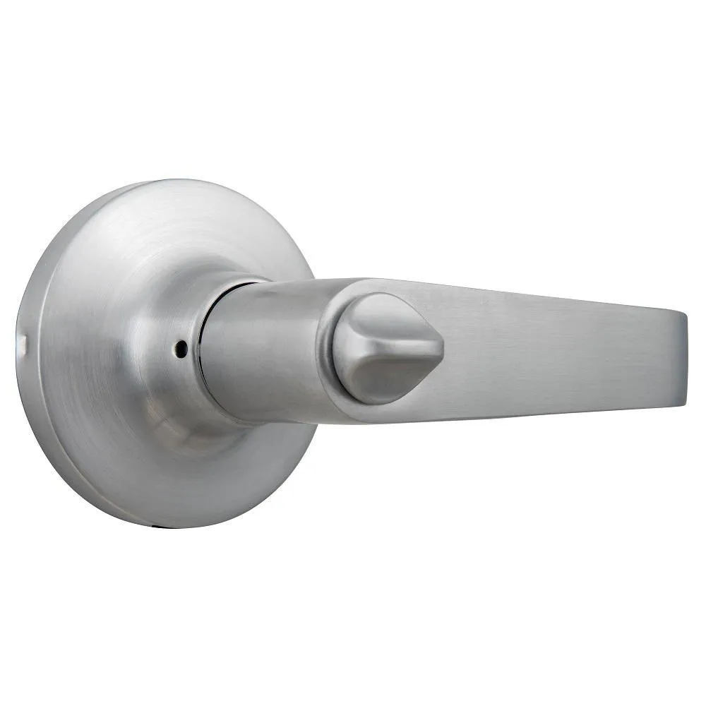Commercial 2-3/4 in. Satin Chrome Standard Duty Keyed Entry Door Lever, photo 2 of 4