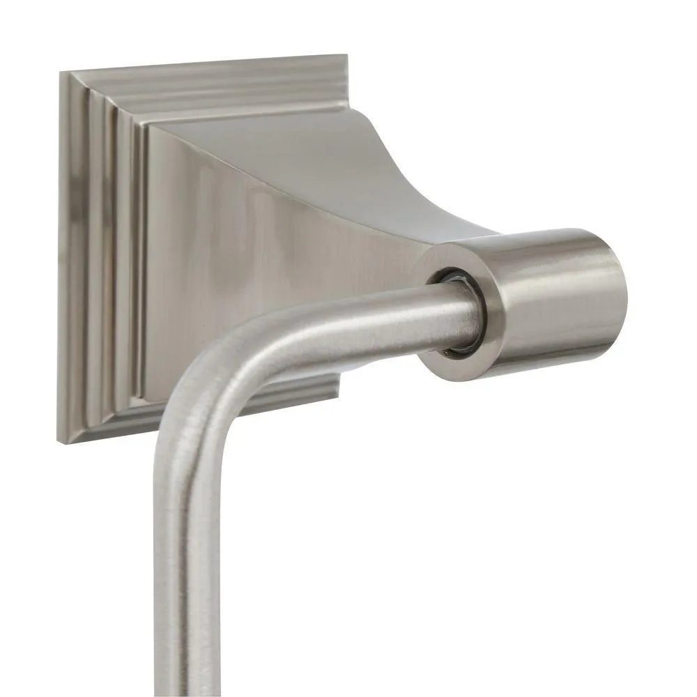 ARISTA Leonard Collection 4-Piece Bathroom Hardware Kit in Satin Nickel, photo 7 of 15