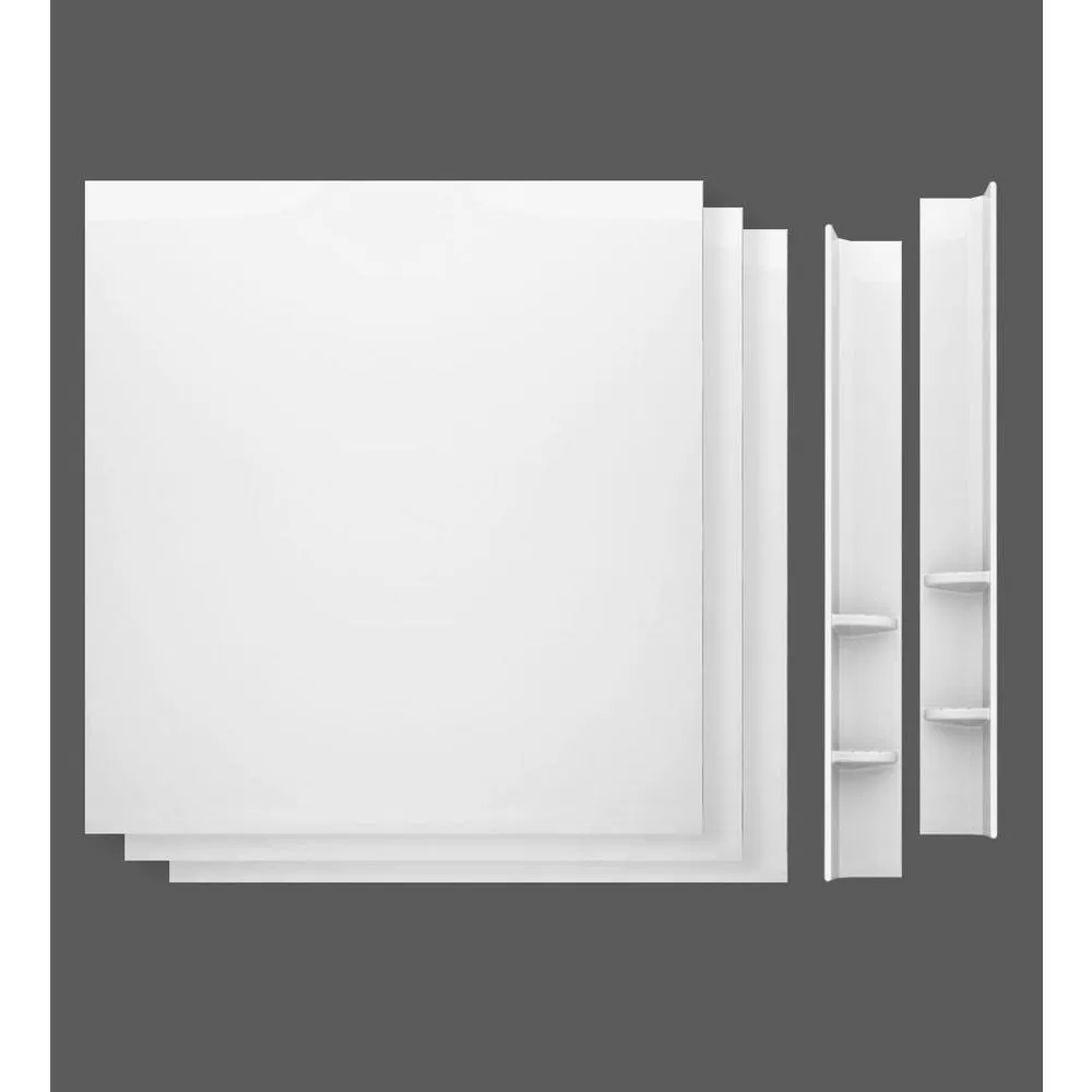 Universal Tubs Rampart Nova Heated 5 ft. Walk-in Whirlpool and Air Bathtub with Flat Easy Up Adhesive Wall Surround in White, photo 4 of 29