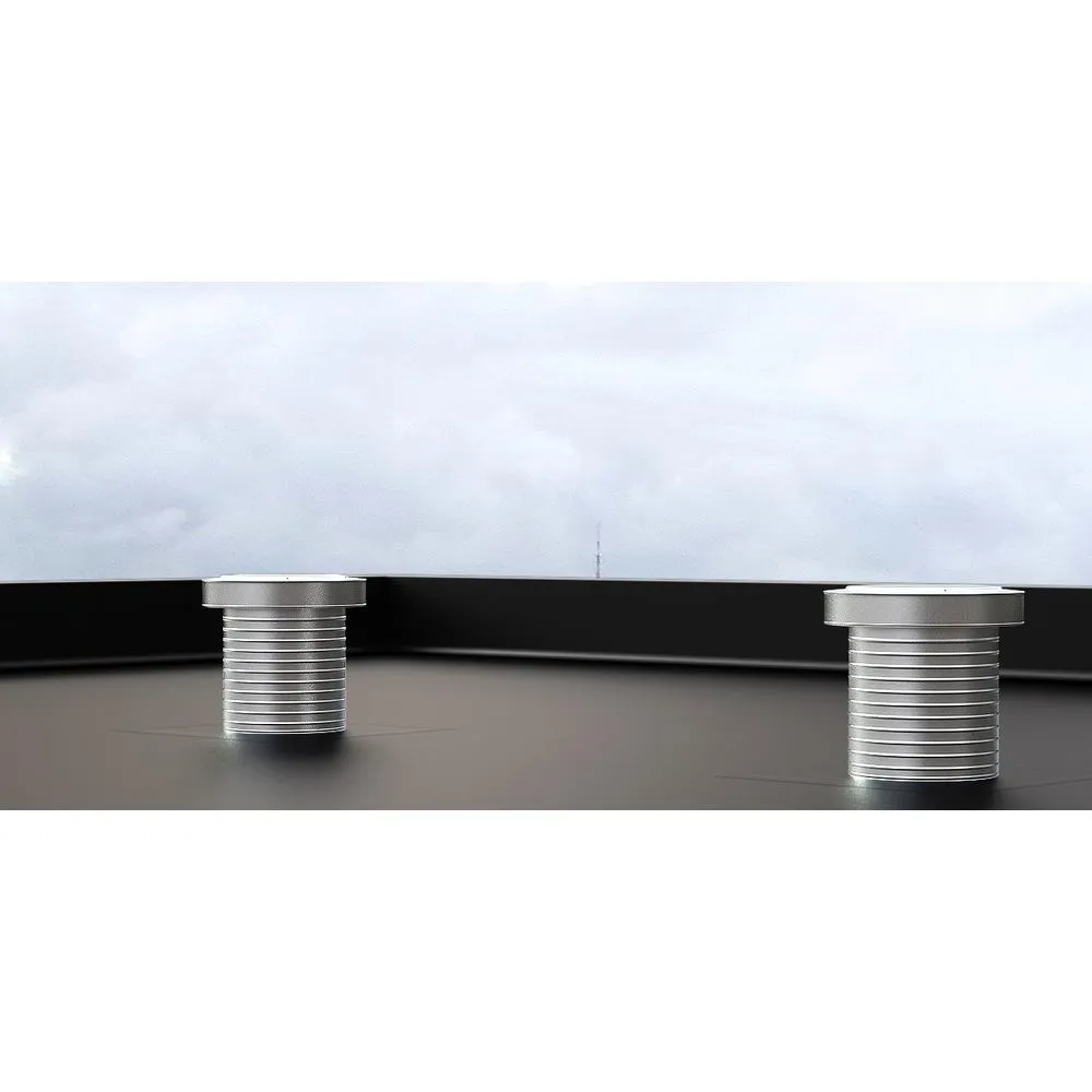 Active Ventilation 12 in. Dia Keepa Vent an Aluminum Roof Vent for Flat Roofs, photo 8 of 39
